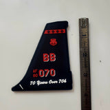 AUTHENTIC: U-2 Tail #70 (For 70th Anniv) Tailflash Patch From Beale AFB (PVC Velcro)