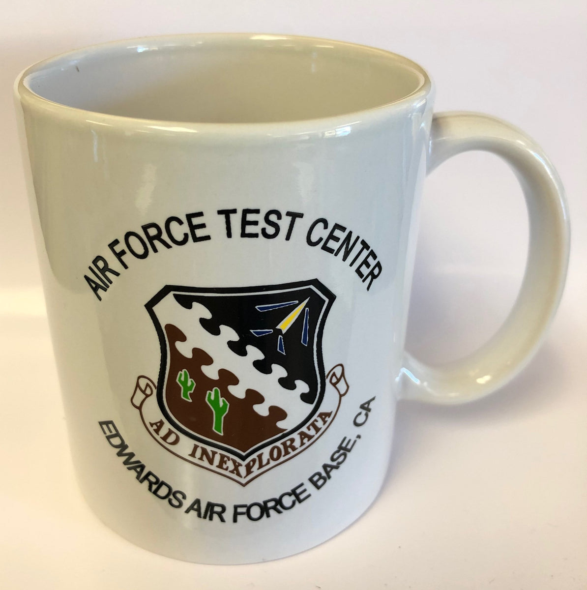 Ad Inexplorata Mug – Flight Test Museum Gift Shop