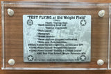 Data Plate Signed by Gen. Bob Cardenas (6"x3.5") w/ Cert of Authenticity