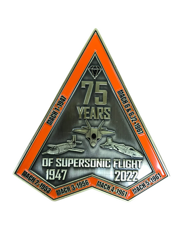 Edwards AFB 2022 Airshow (75th Anniv) Commemorative Challenge Coin