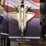 Pewter Airplane Keychain