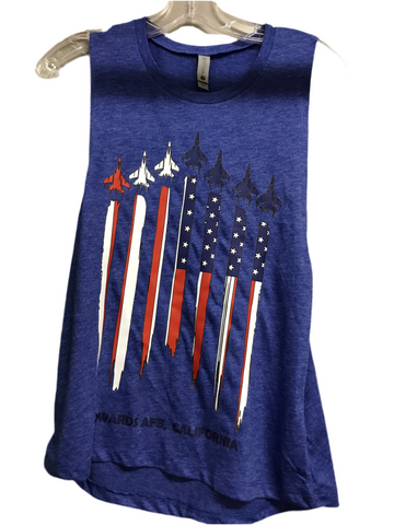 Flag Contrails Women's Tank Top