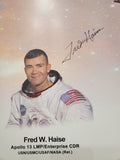 12"x18" Print Signed by Fred Haise (Apollo 13)