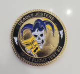 AUTHENTIC: F-35/AF-6 Honey Badger 2-Sided Challenge Coin
