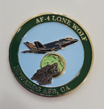 AUTHENTIC: F-35/AF-4 Lone Wolf Challenge Coin