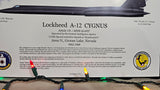 Lockheed A-12 Aircraft Cygnus Patch Print (12"x18") - Signed by CIA Pilot Frank Murray
