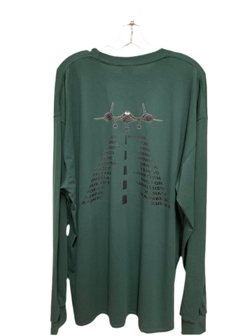 NATO Alphabet with SR-71  Men’s Long Sleeved T-Shirt