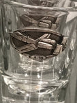 Pewter Airplane Shot Glass