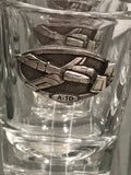 Pewter Airplane Shot Glass