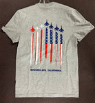 Flag Contrails Unisex T-Shirt