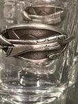 Pewter Airplane Shot Glass