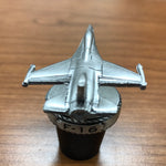 Pewter Airplane Bottle Stop