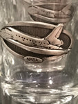 Pewter Airplane Shot Glass