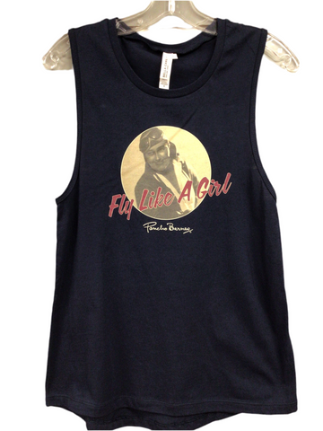 'Fly Like A Girl' Pancho Tank Top