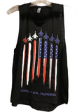 Flag Contrails Women's Tank Top