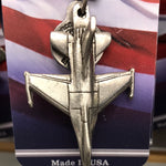 Pewter Airplane Keychain