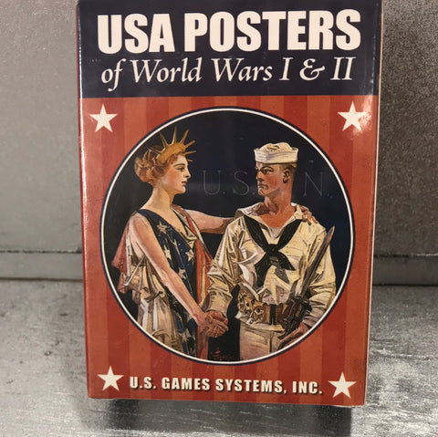 USA Posters of World Wars I & II Playing Cards