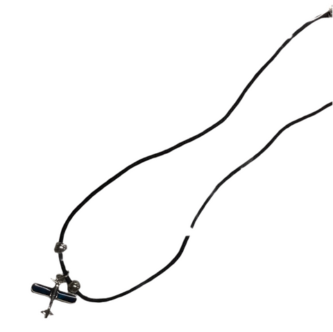 Paua Shell Plane Necklace