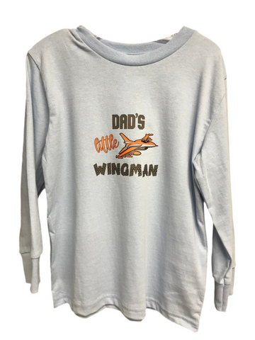 Dad’s Little Wingman Youth  Long Sleeved T-Shirt