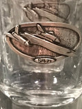 Pewter Airplane Shot Glass