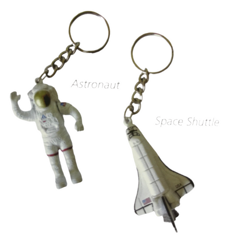 Astronaut or Space Shuttle Keychain