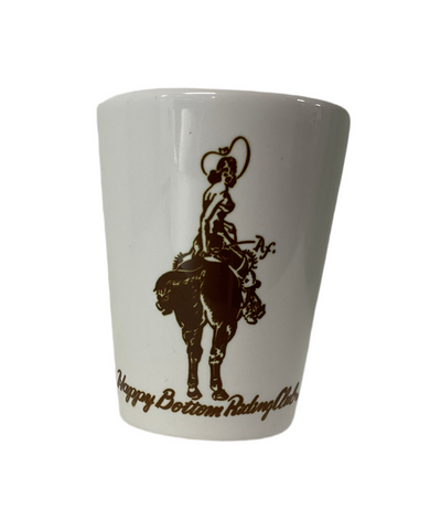 Classic Horseback Pancho Shot Glass