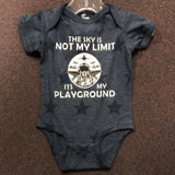 ‘The Sky Is Not My Limit, It’s My Playground’ Onesie