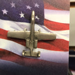 Pewter Airplane Lapel Pin