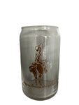 Horseback Pancho Can Glass