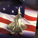 Pewter Airplane Lapel Pin