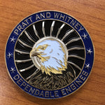 Edwards AFB Pratt & Whitney Challenge Coin