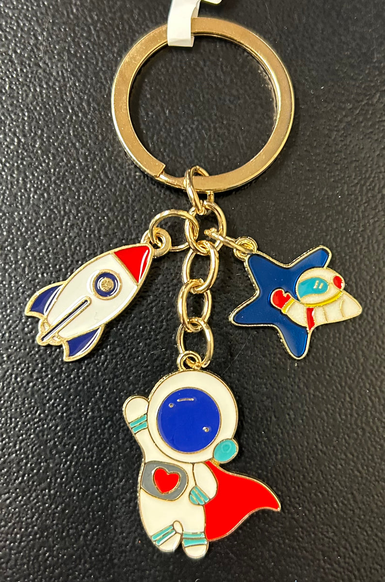 Colorful Space Keychain – Flight Test Museum Gift Shop