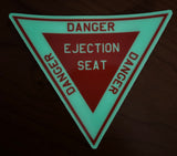 Ejection Seat Glow in the Dark Decal