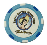 Winky Face Pancho Poker Chip
