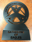 Gathering of Eagles Flight Test Museum Metal Centerpiece