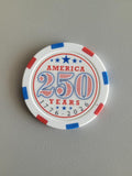 America's 250th Birthday Poker Chips