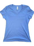 Flag Contrails Women’s V-Neck T-shirt