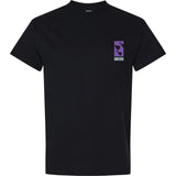 SR-71 Blackbird Aircraft Men's T-shirt (Black w/Purple)