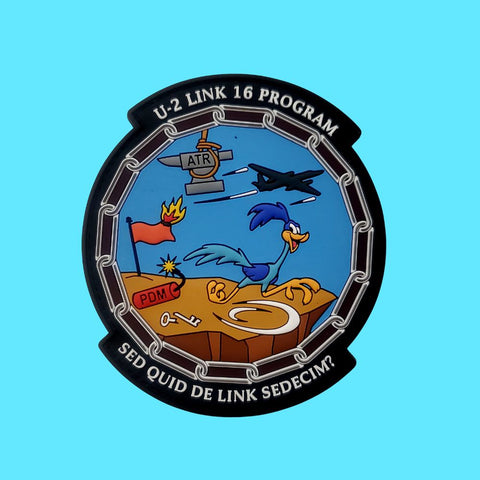 AUTHENTIC: U-2 Link-16 Project PVC Patch (Velcro - PVC)