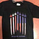 Flag Contrail Boys Youth T-Shirt