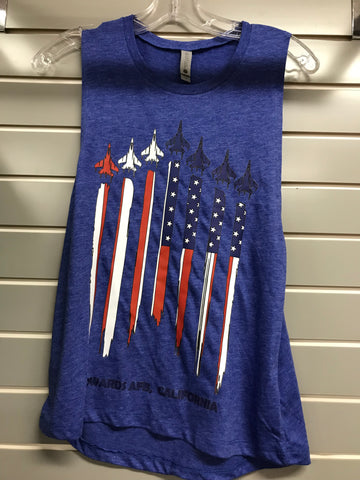 Flag Contrail Women's Tank Top