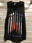 Flag Contrail Women's Tank Top