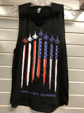 Flag Contrail Women's Tank Top