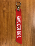 REMOVE BEFORE FLIGHT Blackbird Airpark Keychain