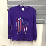 Flag Contrail Youth Long Sleeved T-Shirt