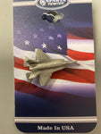 Pewter Airplane Lapel Pin