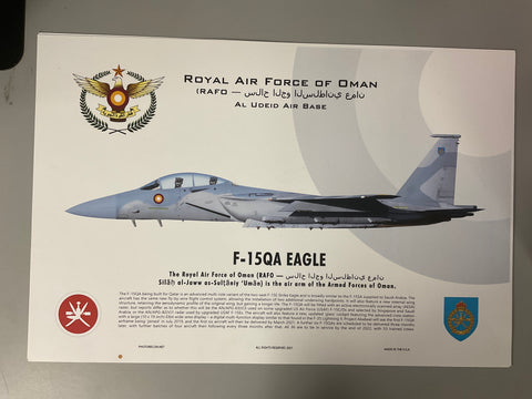 Royal Air Fource of Oman Poster