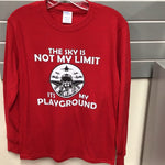 ‘The Sky Is Not My Limit, It’s My Playground’  Youth Long Sleeved T-Shirt