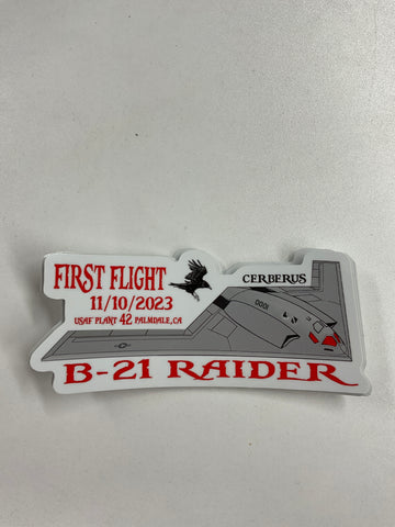 B-21 Raider First Flight Decal