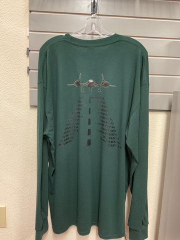 NATO Alphabet with SR-71  Men’s Long Sleeved T-Shirt